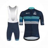 2019 Abbigliamento Ciclismo Tour Down Under Blu Manica Corta e Salopette