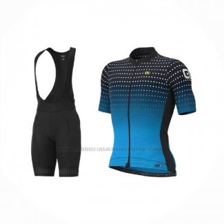 2021 Abbigliamento Ciclismo ALE Blu Manica Corta e Salopette(2)