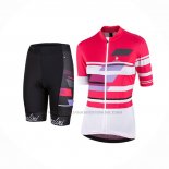 2017 Abbigliamento Ciclismo Donne Nalini Dolomiti Rosso Manica Corta e Salopette