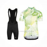 2020 Abbigliamento Ciclismo Assos Erlkoenig Verde Bianco Manica Corta e Salopette