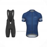 2021 Abbigliamento Ciclismo De Marchi Spento Blu Manica Corta e Salopette