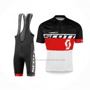 2016 Abbigliamento Ciclismo Scott Giallo Bianco Manica Corta e Salopette