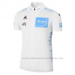 2017 Abbigliamento Ciclismo Tour de France Bianco Manica Corta