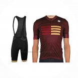 2021 Abbigliamento Ciclismo Sportful Spento Rosso Manica Corta e Salopette
