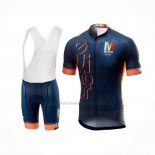 2018 Abbigliamento Ciclismo Castelli Maratona Dles Dolomites-enel Blu Arancione Manica Corta e Salopette