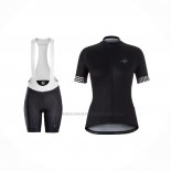 2021 Abbigliamento Ciclismo Donne Trek Nero Manica Corta e Salopette