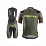 2016 Abbigliamento Ciclismo Trek Bontrager Vede Militare Manica Corta e Salopette