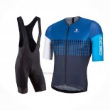 2017 Abbigliamento Ciclismo Nalini Velodromo Blu Manica Corta e Salopette
