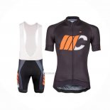 2018 Abbigliamento Ciclismo Cipollini Shading Bianco Nero Arancione Manica Corta e Salopette