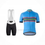 2021 Abbigliamento Ciclismo Bontrager Blu Manica Corta e Salopette