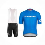 2018 Abbigliamento Ciclismo Trek Bontrager Blu Manica Corta e Salopette