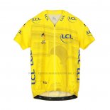 2019 Abbigliamento Ciclismo Tour de France Giallo Manica Corta