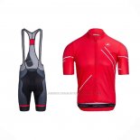 2021 Abbigliamento Ciclismo Castelli Rosso Bianco Manica Corta e Salopette