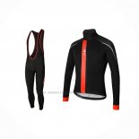 2021 Abbigliamento Ciclismo RH+ Rosso Manica Lunga e Salopette