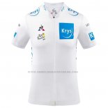 2020 Abbigliamento Ciclismo Tour de France Bianco Manica Corta