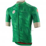 2020 Abbigliamento Ciclismo UAE Tour Verde Manica Corta