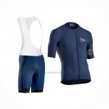 2019 Abbigliamento Ciclismo Northwave Extreme 3 Spento Blu Manica Corta e Salopette