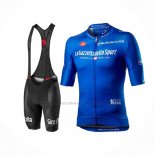 2020 Abbigliamento Ciclismo Giro d'Italia Blu Manica Corta e Salopette