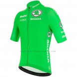 2020 Abbigliamento Ciclismo Vuelta Espana Verde Manica Corta