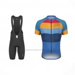 2021 Abbigliamento Ciclismo De Marchi Giallo Blu Manica Corta e Salopette