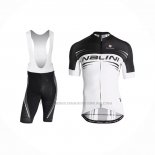 2021 Abbigliamento Ciclismo Nalini Nero Bianco Manica Corta e Salopette