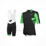 2021 Abbigliamento Ciclismo RH+ Verde Manica Corta e Salopette