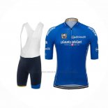 2017 Abbigliamento Ciclismo Giro d'Italia Blu Manica Corta e Salopette
