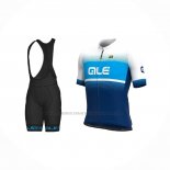 2021 Abbigliamento Ciclismo ALE Blu Manica Corta e Salopette