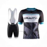2016 Abbigliamento Ciclismo Craft Blu Nero Manica Corta e Salopette