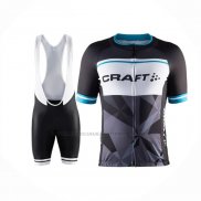 2016 Abbigliamento Ciclismo Craft Blu Nero Manica Corta e Salopette