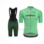 2021 Abbigliamento Ciclismo Orbea Verde Manica Corta e Salopette