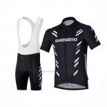 2021 Abbigliamento Ciclismo Shimano Nero Manica Corta e Salopette