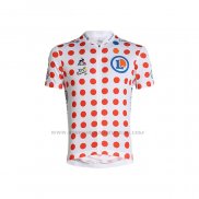 2021 Abbigliamento Ciclismo Tour de France Rosso Bianco Manica Corta