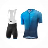 2022 Abbigliamento Ciclismo Loffler Blu Manica Corta e Salopette