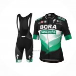 2023 Abbigliamento Ciclismo Bora-Hansgrone Nero Verde Manica Corta e Salopette