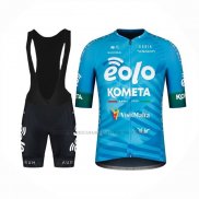 2023 Abbigliamento Ciclismo Eolo Kometa Blu Manica Corta e Salopette