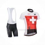 2014 Abbigliamento Ciclismo Assos Bianco Rosso Manica Corta e Salopette