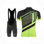 2017 Abbigliamento Ciclismo Pearl Izumi Verde Nero Manica Corta e Salopette