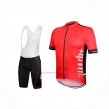 2017 Abbigliamento Ciclismo RH+ Rosso Manica Corta e Salopette