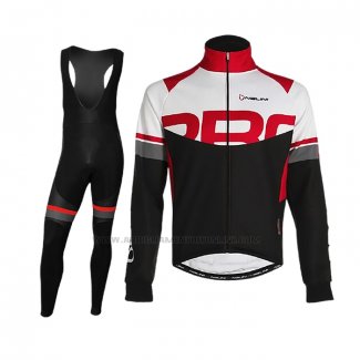2020 Abbigliamento Ciclismo Nalini Nero Bianco Rosso Manica Lunga e Salopette(2)