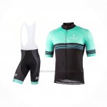2021 Abbigliamento Ciclismo Bianchi Chiaro Verde Manica Corta e Salopette(1)