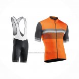 2021 Abbigliamento Ciclismo Northwave Arancione Manica Corta e Salopette