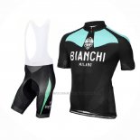 2016 Abbigliamento Ciclismo Bianchi Azzurro Giallo Manica Corta e Salopette