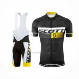 2016 Abbigliamento Ciclismo Scott Nero Manica Corta e Salopette