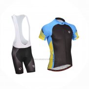 2014 Abbigliamento Ciclismo Pearl Izumi Nero Blu Manica Corta e Salopette