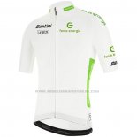2020 Abbigliamento Ciclismo Vuelta Espana Bianco Manica Corta