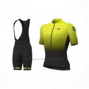 2021 Abbigliamento Ciclismo ALE Giallo Manica Corta e Salopette(3)