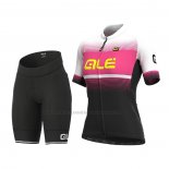 2021 Abbigliamento Ciclismo Donne ALE Rosa Manica Corta e Salopette