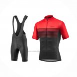 2021 Abbigliamento Ciclismo Giant Nero Rosso Manica Corta e Salopette